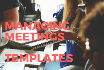 Virtual Assistant - Managing meetings templates