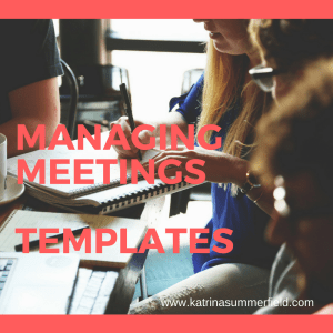meetings template