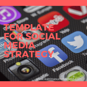 Template for Social Media Strategy